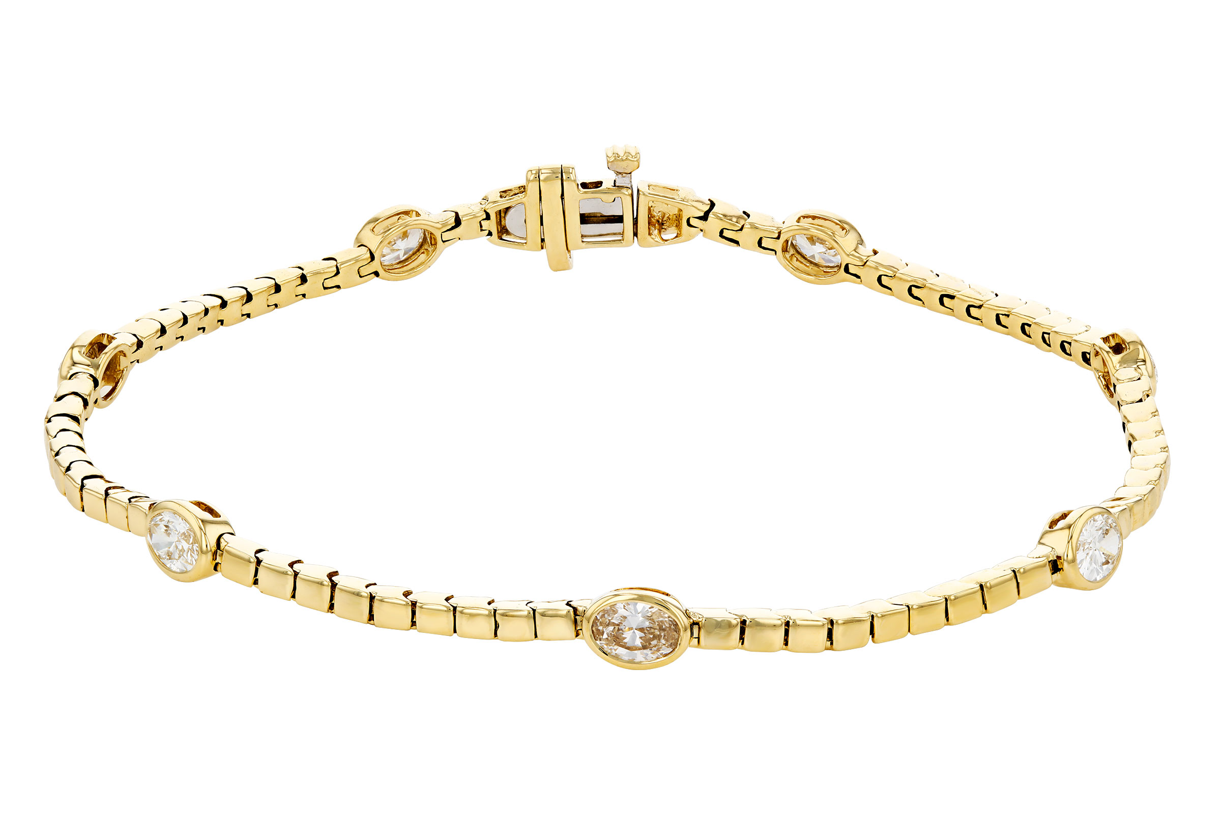 C275-93241: BRACELET 1.30 TW OVAL DIA (7")