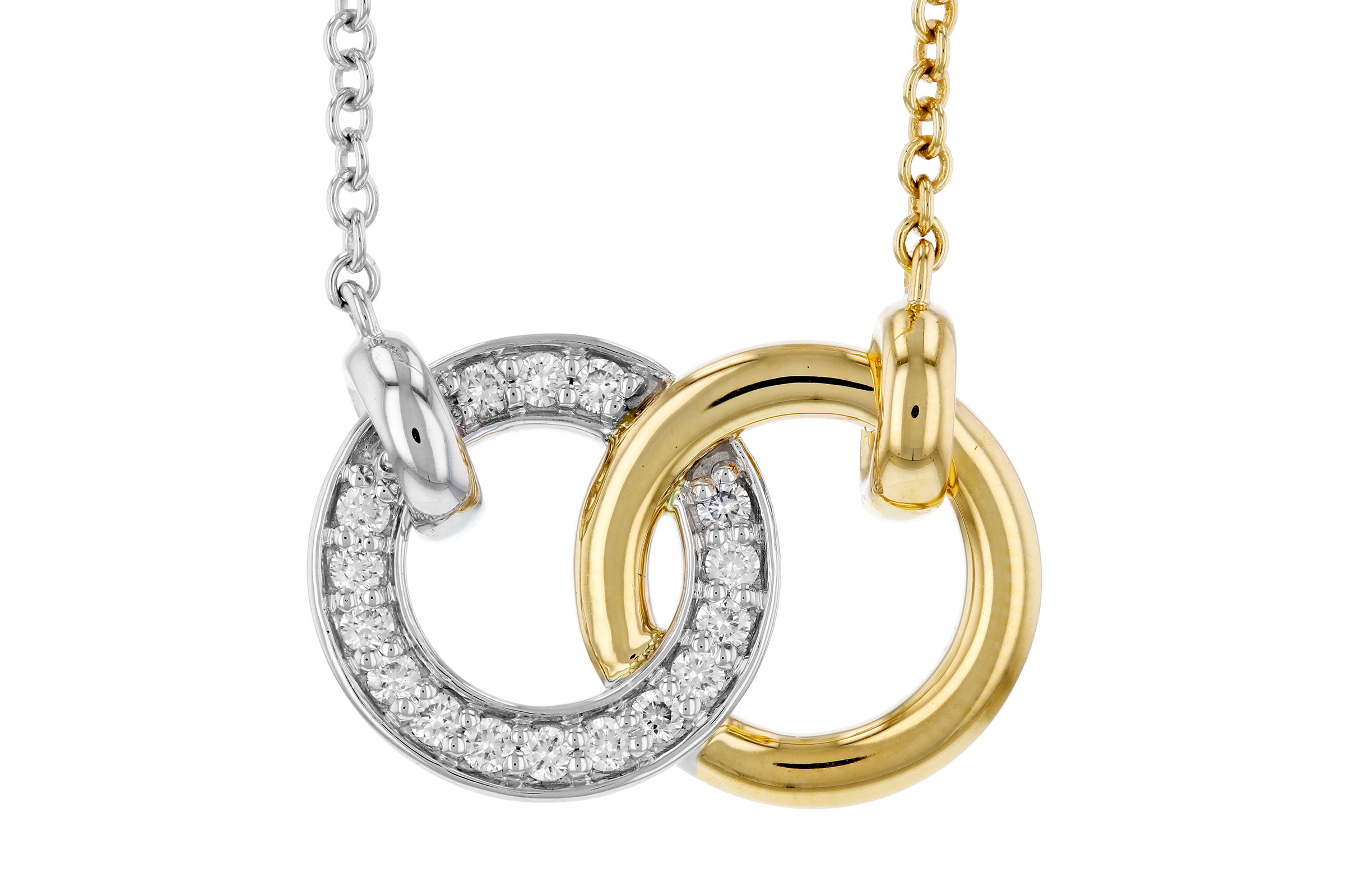 C275-93250: NECKLACE .20 TW (18")