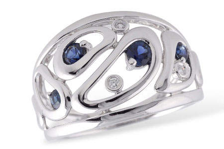 D185-05968: LDS WED RG .40 SAPPH .43 TGW