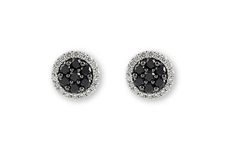 D186-89568: EARR .47 BLACK DIA .72 TW