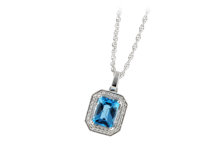 D187-75932: NECK 1.75 BLUE TOPAZ 1.86 TGW