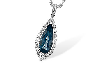 D189-57741: NECK 2.40 LONDON BLUE TOPAZ 2.65 TGW