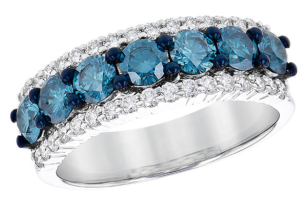 D189-57777: LDS WED RG 1.26 BLUE DIAS 1.70 TGW