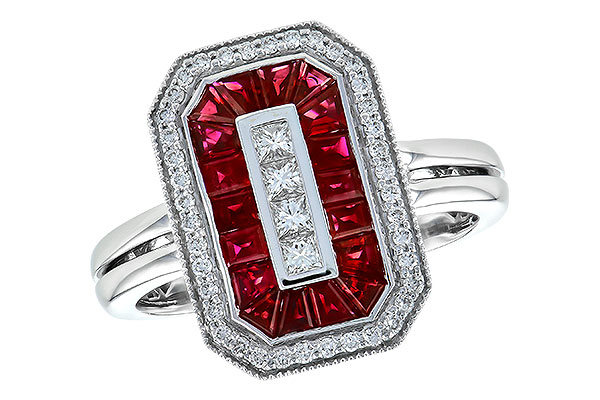 D190-48723: LDS RG 1.05 TW RUBY 1.36 TGW