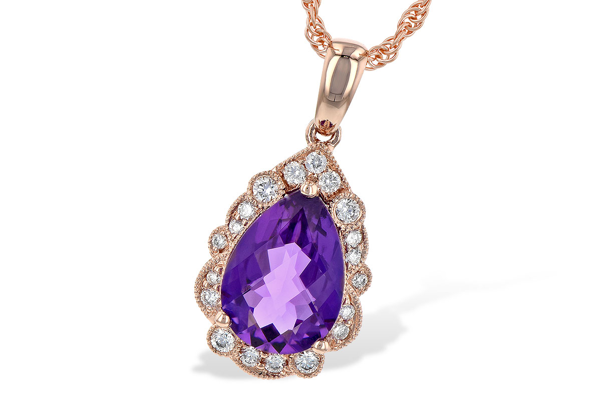 D190-53205: NECKLACE 1.53 AMETHYST 1.68 TGW (10x7 PS)