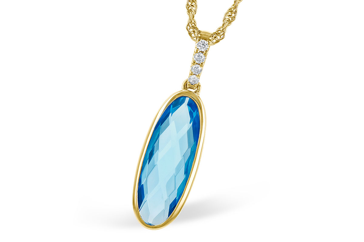 D273-21423: NECK 1.90 BLUE TOPAZ 1.93 TGW