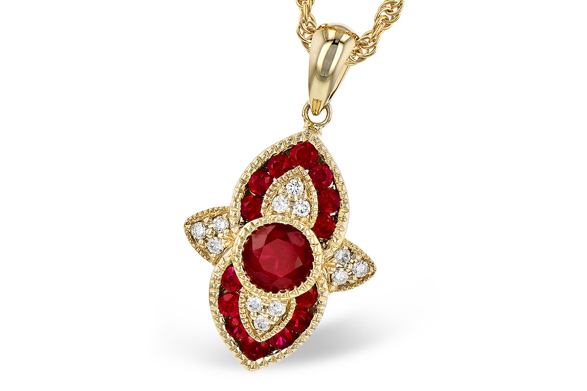 D273-21441: NECK .63 TW RUBY .70 TGW