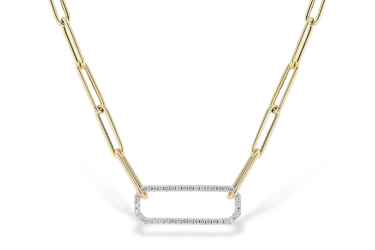 D274-09632: NECKLACE .50 TW (17 INCHES)