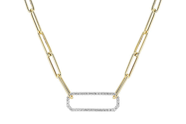 D274-09632: NECKLACE .50 TW (17 INCHES)