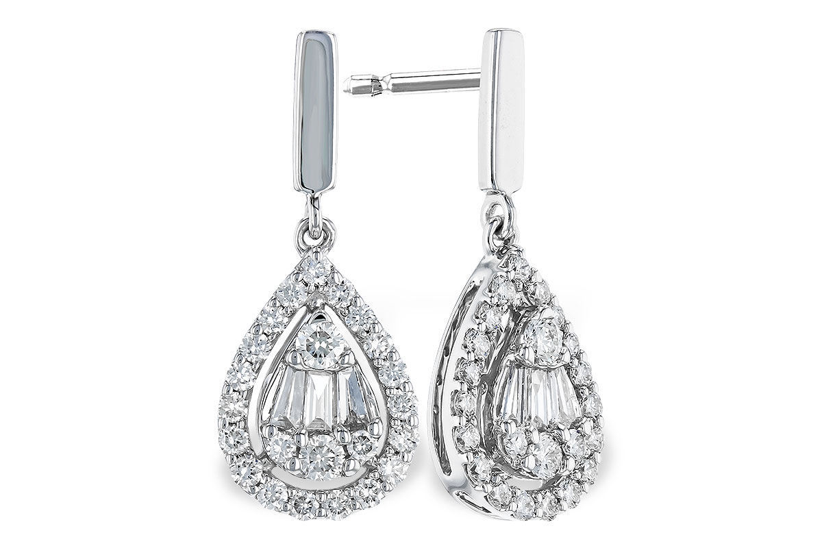 D274-10514: EARRINGS .08 TW BAG .40 TW
