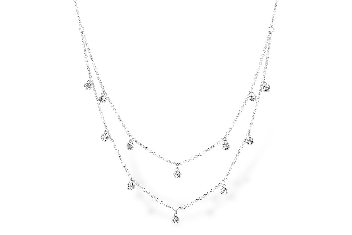 D274-10532: NECKLACE .22 TW (18 INCHES)