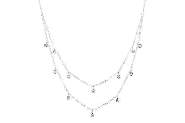 D274-10532: NECKLACE .22 TW (18 INCHES)