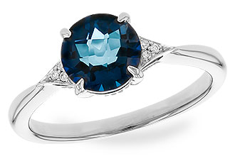 D274-14123: LDS RG 1.60 LONDON BLUE TOPAZ 1.62 TGW (7MM RD)