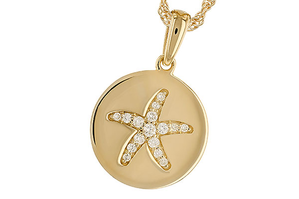 D274-15023: NECKLACE .11 TW