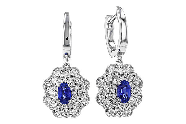 D274-16850: EARR .68 TW SAPPHIRE 1.42 TGW (5x3MM SAPP)