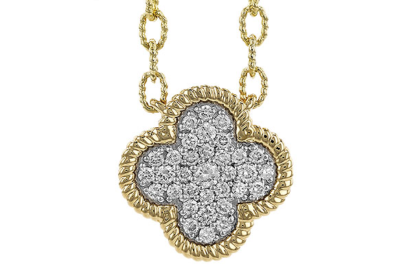 D274-17777: NECKLACE .32 TW (18")