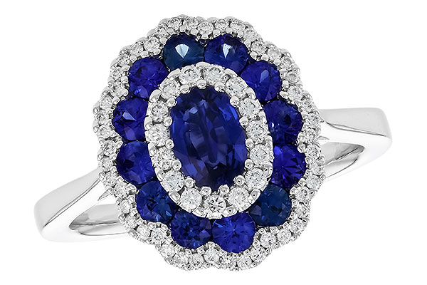 D274-17796: LDS RG 1.33 TW SAPPHIRE 1.56 TGW (6x4 MM SAPP)