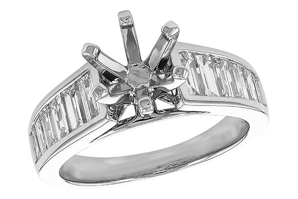 D274-17805: LDS SEMI DIA RG 1.22 TW BAGUETTES