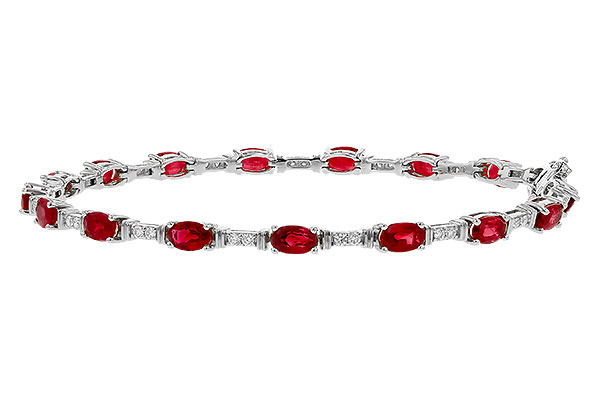 D275-02359: BRACELET 4.65 RUBY 4.97 TGW (7")