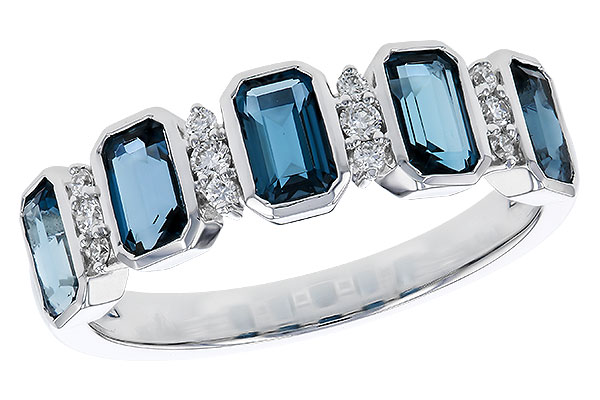 D275-03214: LDS RG 1.46 TW LONDON BLUE TOPAZ 1.58 TGW