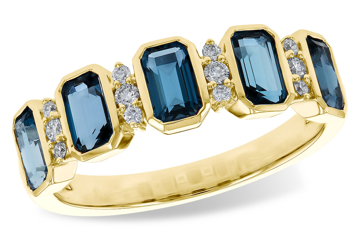 D275-03214: LDS RG 1.46 TW LONDON BLUE TOPAZ 1.58 TGW