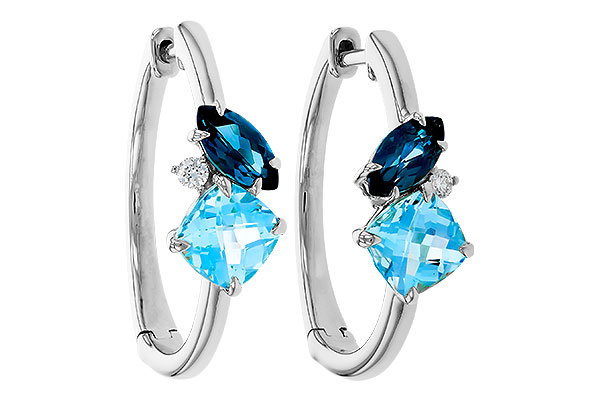 D275-04096: EARRINGS 1.82 TW BLUE TOPAZ 1.86 TGW