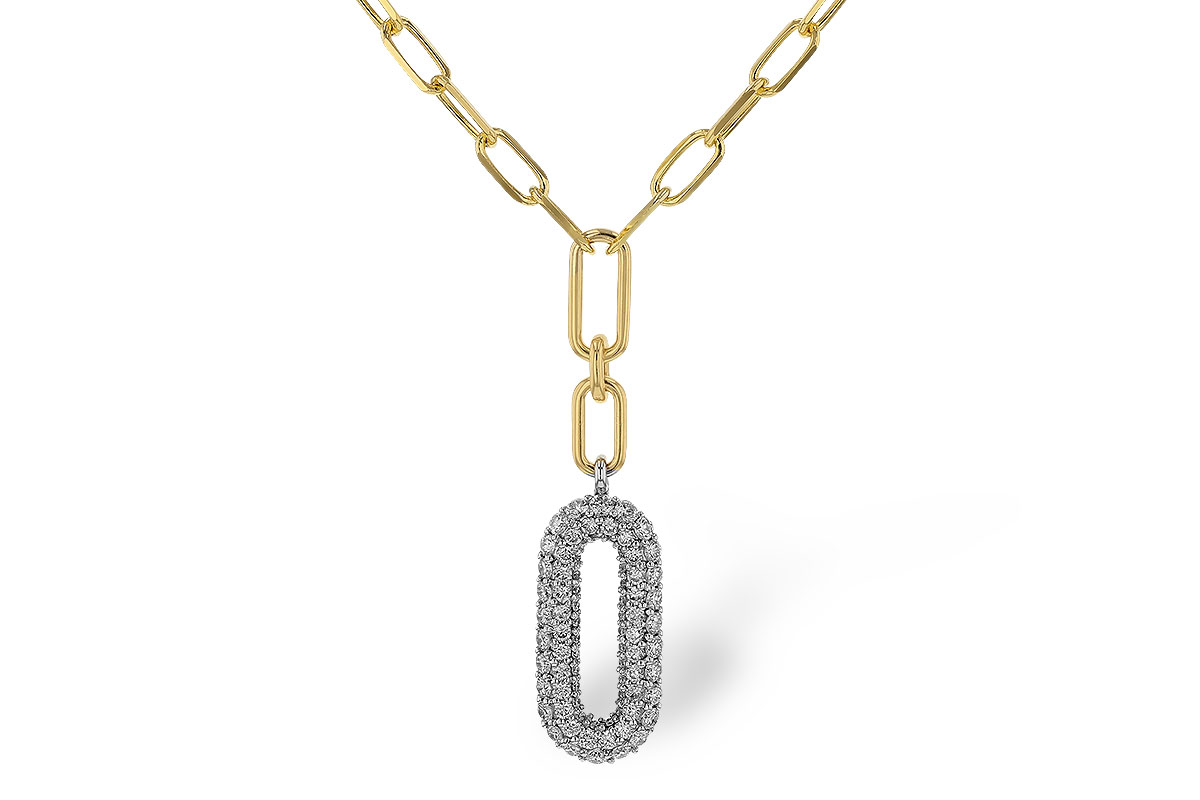 D275-07759: NECKLACE .96 TW (18")