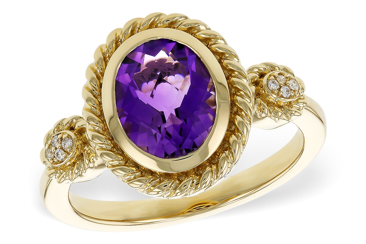 D275-08668: LDS RG 1.38 AMETHYST 1.40 TGW (9x7MM AMY)