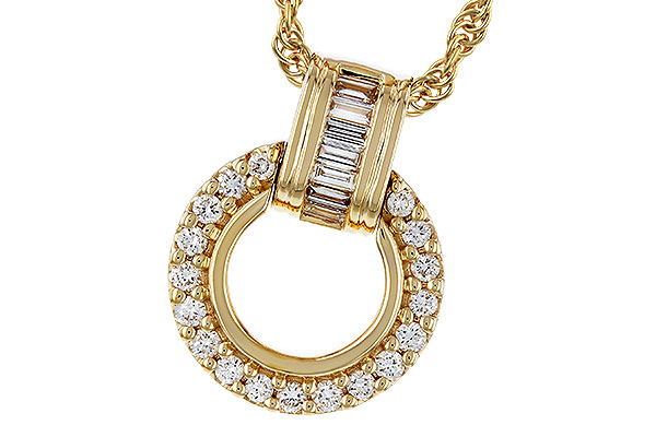 D275-08723: NECKLACE .12 BAG .33 TW
