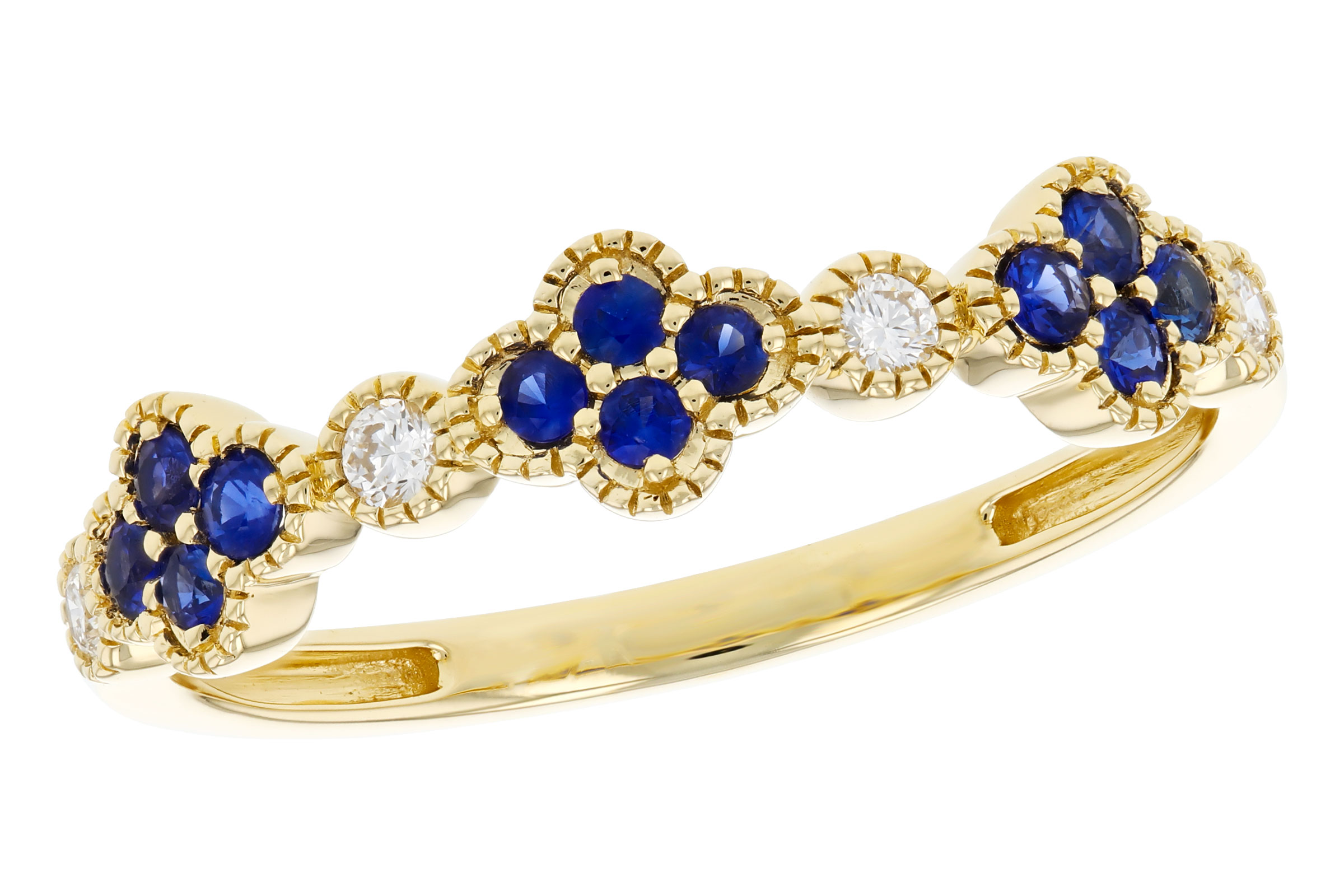 D275-94114: LDS WED RG .23 TW SAPPHIRE .31 TGW