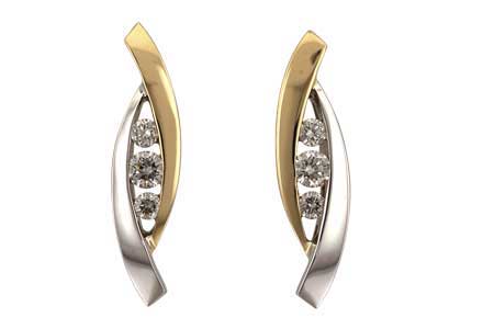 E000-53214: EARRINGS .27 TW
