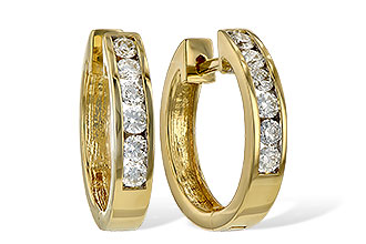 E001-38723: EARRINGS .50 TW