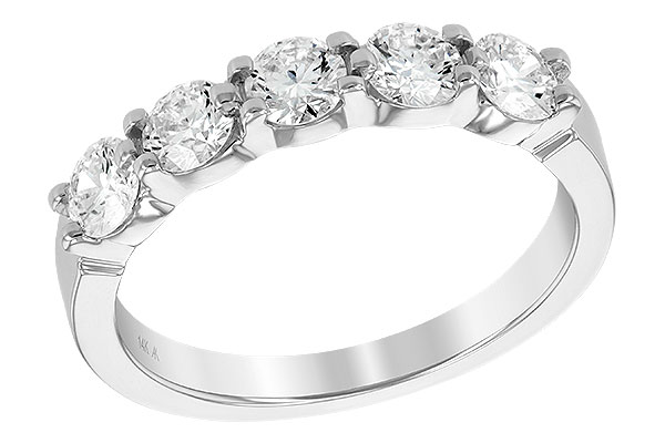 E185-95014: LDS DIA WED RG 1.00 TW (5 STONES)