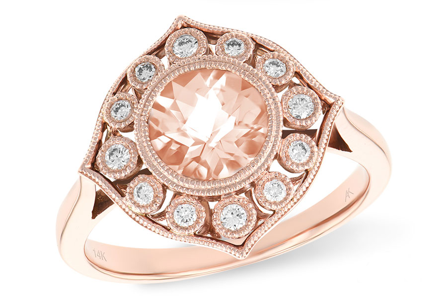 E188-67750: LDS RG .90 MORGANITE 1.05 TW