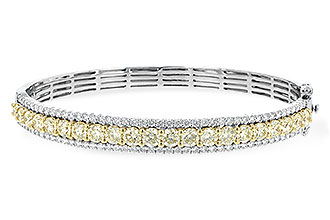 E189-57759: BANGLE 4.20 YELLOW DIAS 5.63 TW