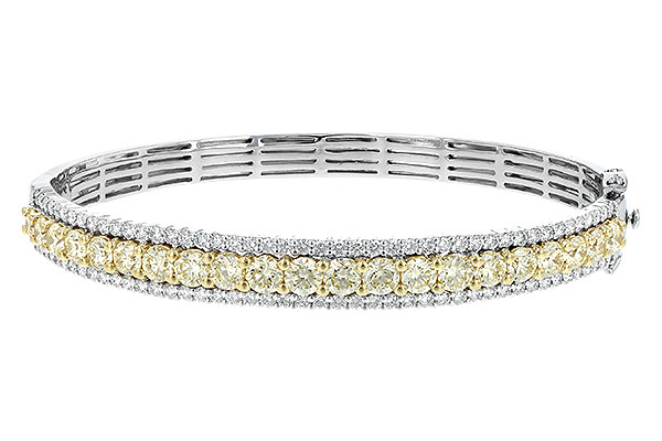 E189-57759: BANGLE 4.20 YELLOW DIAS 5.63 TW