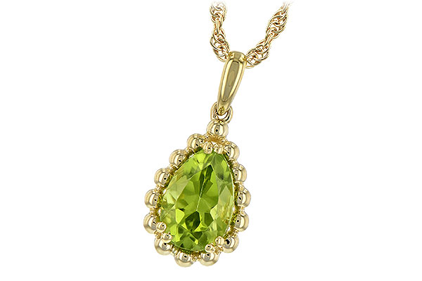 E189-58714: NECKLACE 1.30 CT PERIDOT