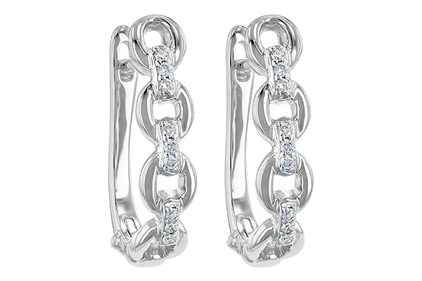 E190-47814: EARRINGS .07 TW