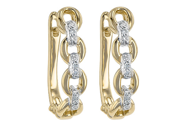 E190-47814: EARRINGS .07 TW