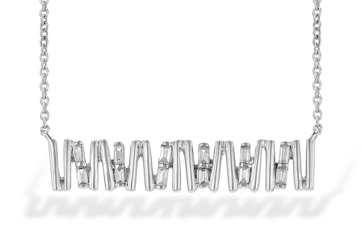 E190-50477: NECK .15 TW BAGUETTE DIAS