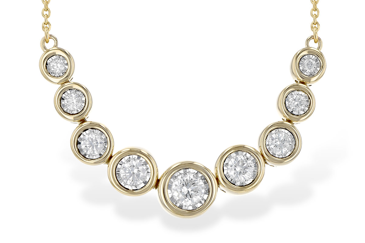 E190-52314: NECKLACE .50 TW