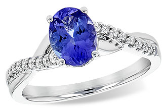 E190-52350: LDS RG 1.20 TANZANITE 1.35 TGW