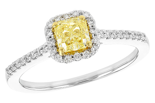 E273-18659: LDR .77 FANCY YELL DIA .95 TW (GIA6262455580)
