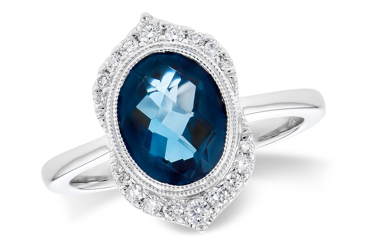 E273-25968: LDS RG 1.86 LONDON BLUE TOPAZ 2.00 TGW