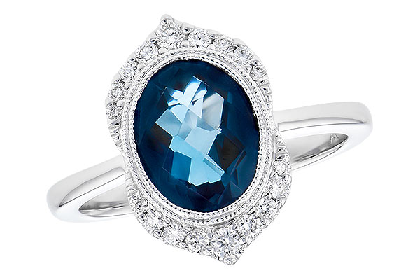E273-25968: LDS RG 1.86 LONDON BLUE TOPAZ 2.00 TGW