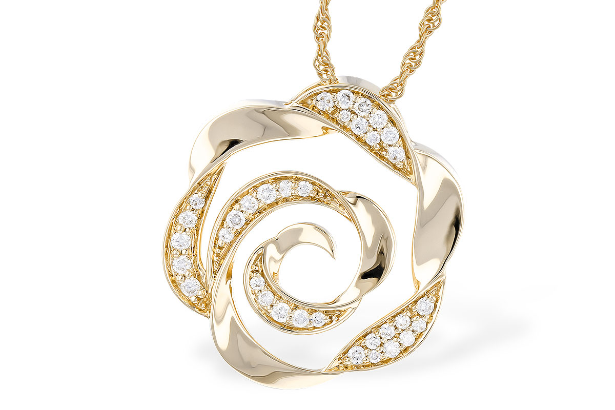 E274-12305: NECKLACE .20 TW