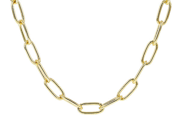 E274-15086: PAPERCLIP SM (8IN, 2.40MM, 14KT, LOBSTER CLASP)