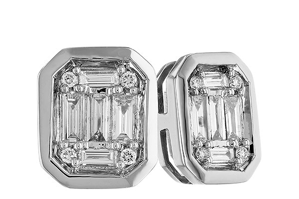 E274-15968: EARRINGS .24 BAG .28 TW