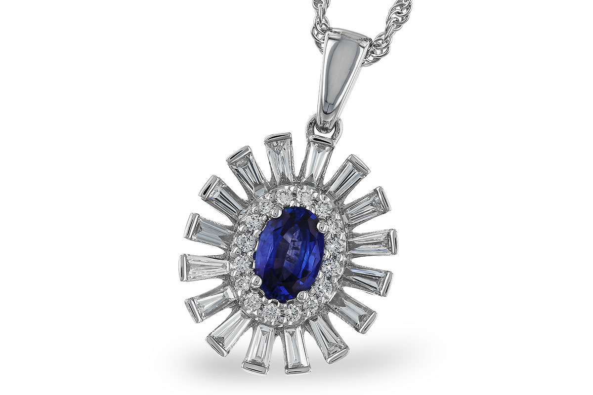 E274-16841: NECK .60 SAPPHIRE TW 1.12 TGW (6x4MM SAPP)