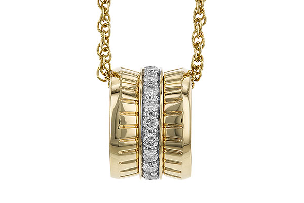 E274-16859: NECKLACE .24 TW